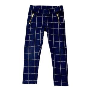 Janie and Jack Windowpane Jacquard Pants Size 4